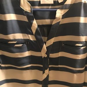 Blue and White striped shirt